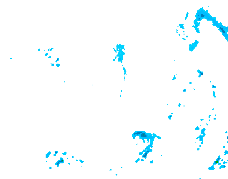 GDPS precipitation 174 hour forecast chart for Canada based on 2026/04/28 1200Z data