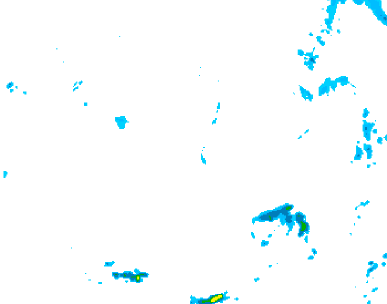 GDPS precipitation 186 hour forecast chart for Canada based on 2026/04/28 1200Z data