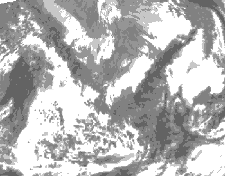 GDPS total cloud 048 hour forecast chart for Canada based on 2026/04/28 0000Z data