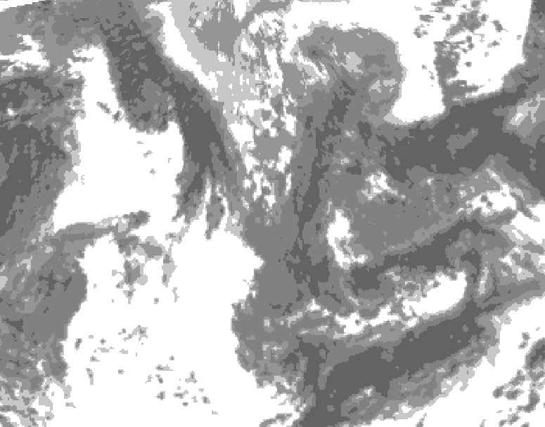 GDPS total cloud 234 hour forecast chart for Canada based on 2026/04/28 0000Z data
