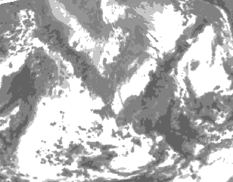 GDPS total cloud 042 hour forecast chart for Canada based on 2026/04/28 1200Z data