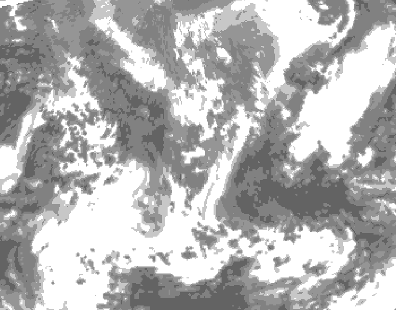 GDPS total cloud 066 hour forecast chart for Canada based on 2026/04/28 1200Z data