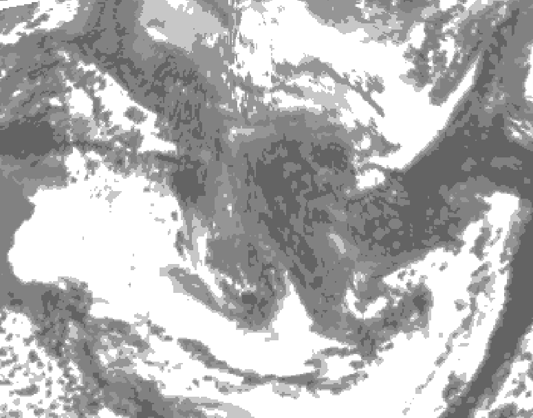GDPS total cloud 144 hour forecast chart for Canada based on 2026/04/28 1200Z data
