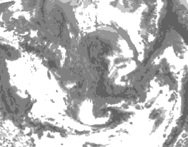 GDPS total cloud 168 hour forecast chart for Canada based on 2026/04/28 1200Z data