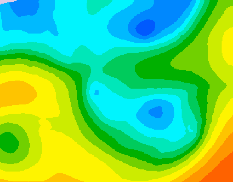 GDPS 500 millibar geopotential height 108 hour forecast chart for Canada based on 2026/04/29 0000Z data