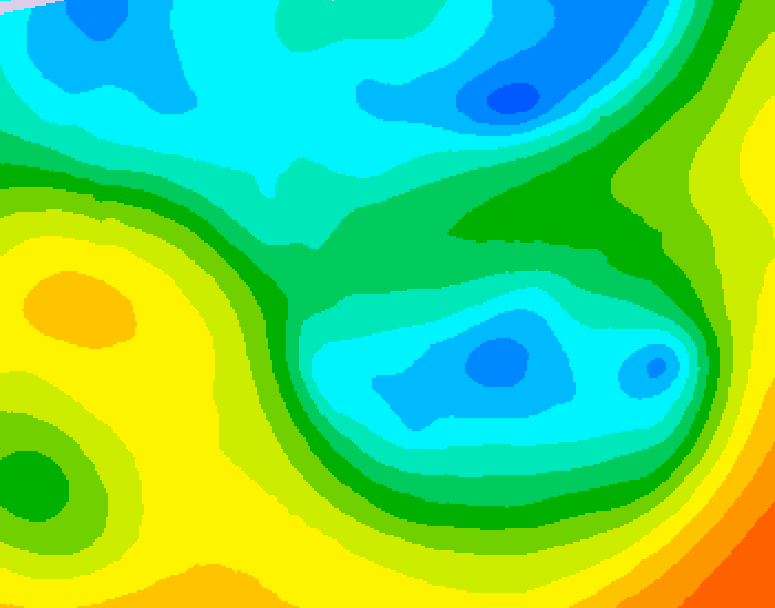 GDPS 500 millibar geopotential height 120 hour forecast chart for Canada based on 2026/04/29 0000Z data