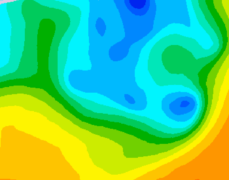 GDPS 500 millibar geopotential height 240 hour forecast chart for Canada based on 2026/04/29 0000Z data