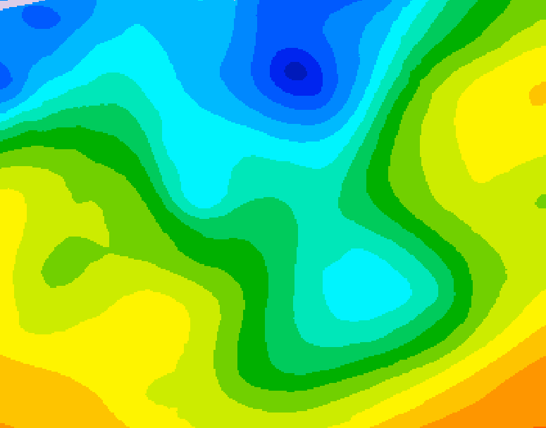 GDPS 500 millibar geopotential height 060 hour forecast chart for Canada based on 2026/04/29 1200Z data