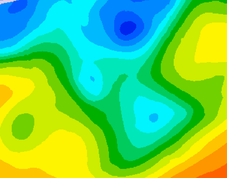 GDPS 500 millibar geopotential height 072 hour forecast chart for Canada based on 2026/04/29 1200Z data