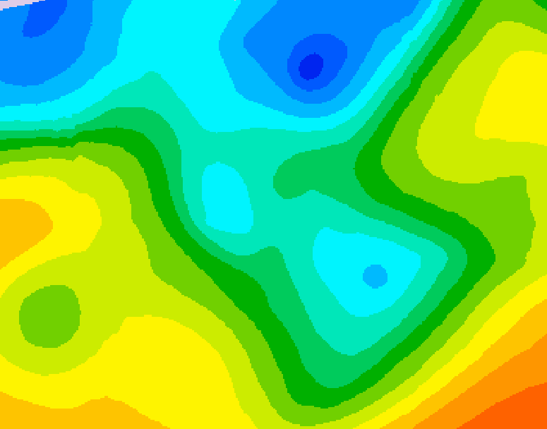 GDPS 500 millibar geopotential height 078 hour forecast chart for Canada based on 2026/04/29 1200Z data
