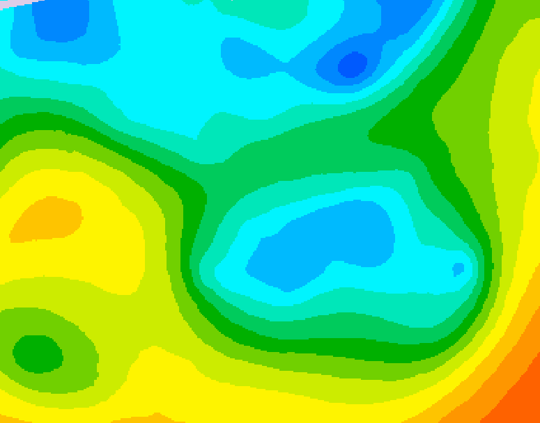 GDPS 500 millibar geopotential height 108 hour forecast chart for Canada based on 2026/04/29 1200Z data
