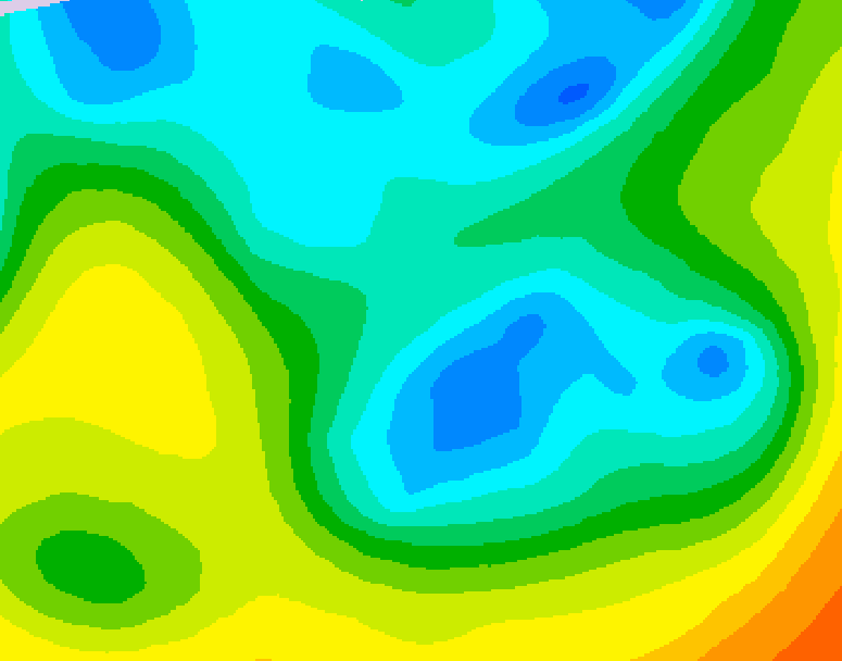 GDPS 500 millibar geopotential height 120 hour forecast chart for Canada based on 2026/04/29 1200Z data