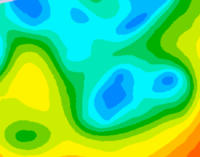 GDPS 500 millibar geopotential height 126 hour forecast chart for Canada based on 2026/04/29 1200Z data