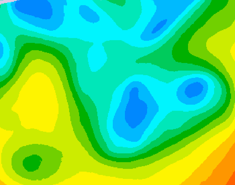 GDPS 500 millibar geopotential height 132 hour forecast chart for Canada based on 2026/04/29 1200Z data