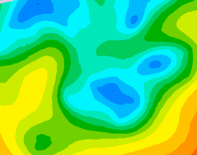 GDPS 500 millibar geopotential height 150 hour forecast chart for Canada based on 2026/04/29 1200Z data