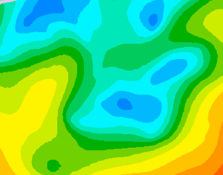 GDPS 500 millibar geopotential height 156 hour forecast chart for Canada based on 2026/04/29 1200Z data
