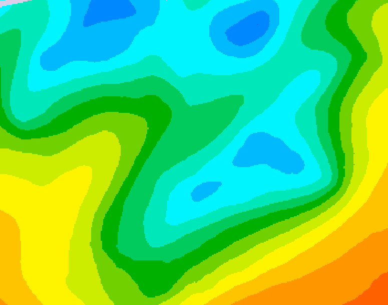 GDPS 500 millibar geopotential height 174 hour forecast chart for Canada based on 2026/04/29 1200Z data