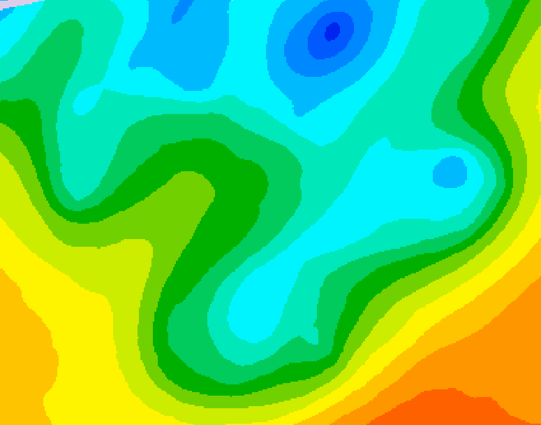 GDPS 500 millibar geopotential height 192 hour forecast chart for Canada based on 2026/04/29 1200Z data