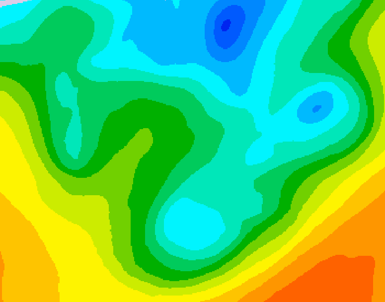 GDPS 500 millibar geopotential height 204 hour forecast chart for Canada based on 2026/04/29 1200Z data