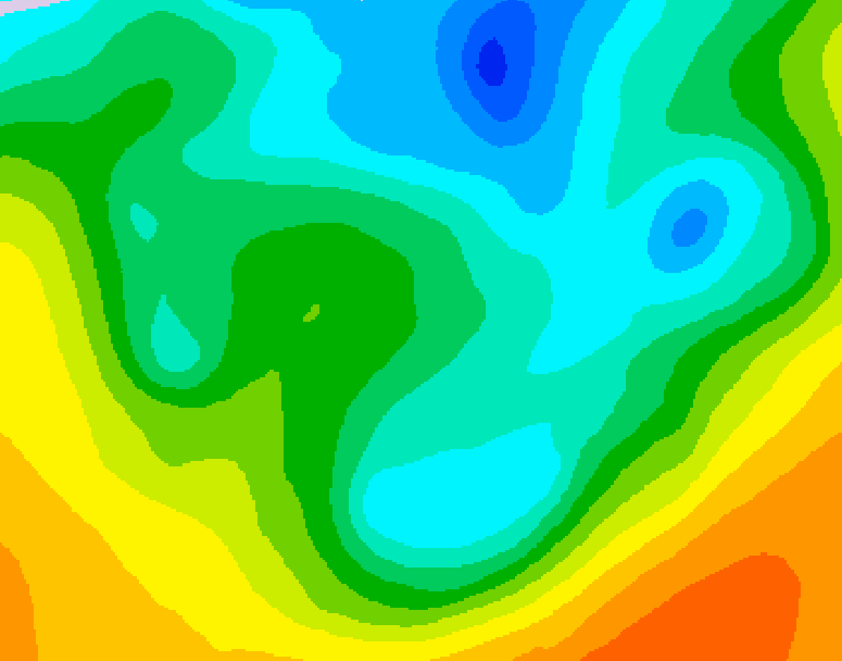 GDPS 500 millibar geopotential height 210 hour forecast chart for Canada based on 2026/04/29 1200Z data