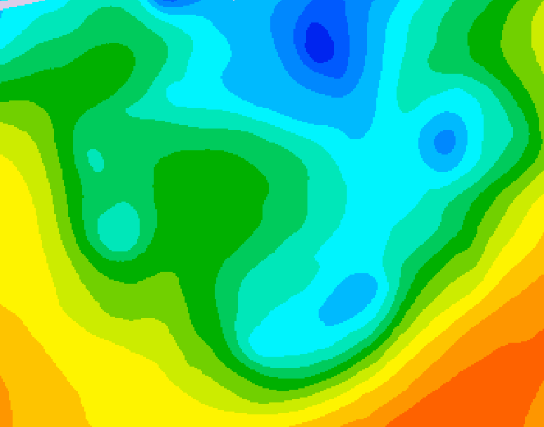 GDPS 500 millibar geopotential height 216 hour forecast chart for Canada based on 2026/04/29 1200Z data