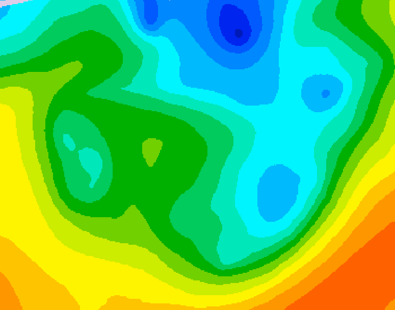 GDPS 500 millibar geopotential height 228 hour forecast chart for Canada based on 2026/04/29 1200Z data