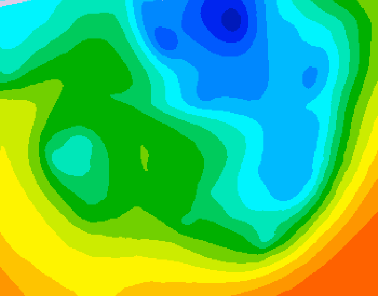 GDPS 500 millibar geopotential height 240 hour forecast chart for Canada based on 2026/04/29 1200Z data