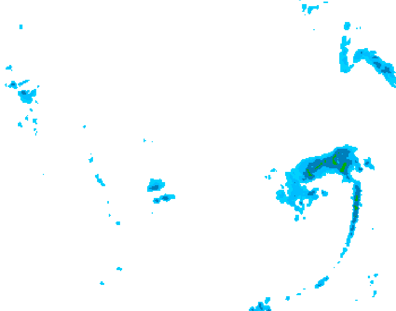 GDPS precipitation 234 hour forecast chart for Canada based on 2026/04/29 0000Z data