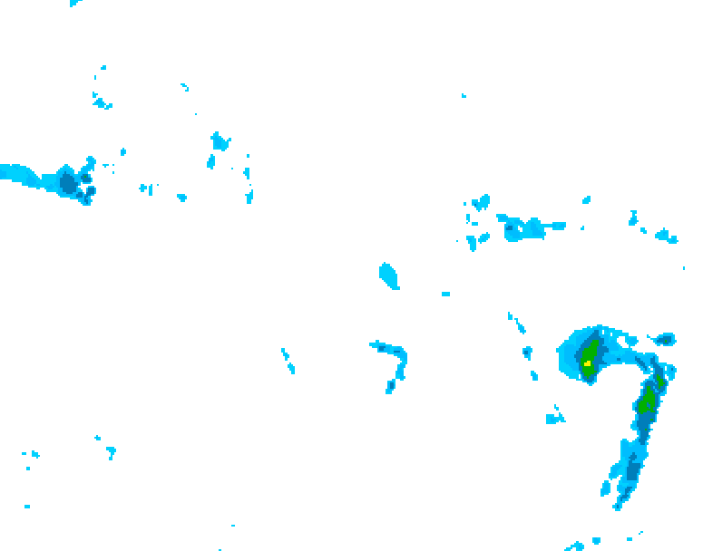 GDPS precipitation 102 hour forecast chart for Canada based on 2026/04/29 1200Z data
