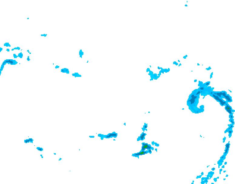 GDPS precipitation 114 hour forecast chart for Canada based on 2026/04/29 1200Z data