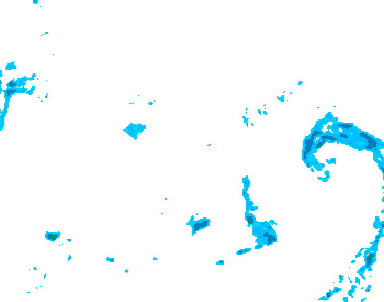 GDPS precipitation 120 hour forecast chart for Canada based on 2026/04/29 1200Z data
