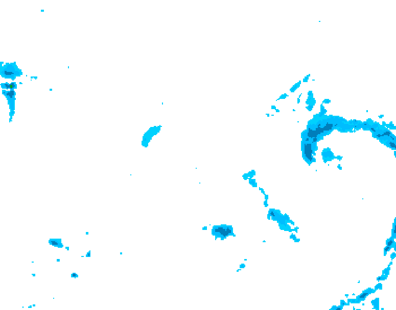 GDPS precipitation 126 hour forecast chart for Canada based on 2026/04/29 1200Z data