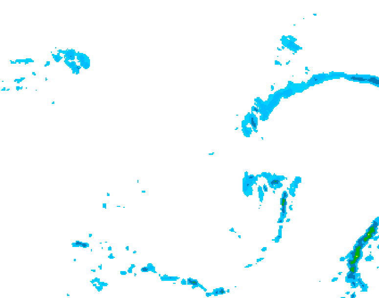 GDPS precipitation 150 hour forecast chart for Canada based on 2026/04/29 1200Z data