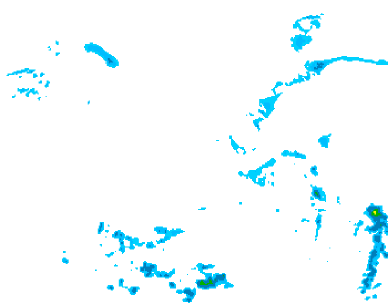 GDPS precipitation 162 hour forecast chart for Canada based on 2026/04/29 1200Z data