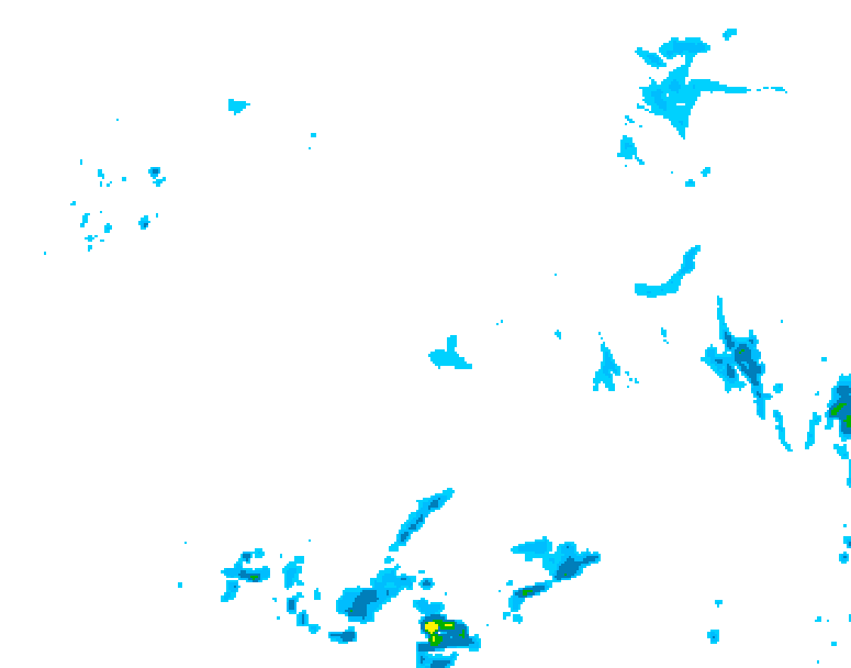 GDPS precipitation 174 hour forecast chart for Canada based on 2026/04/29 1200Z data