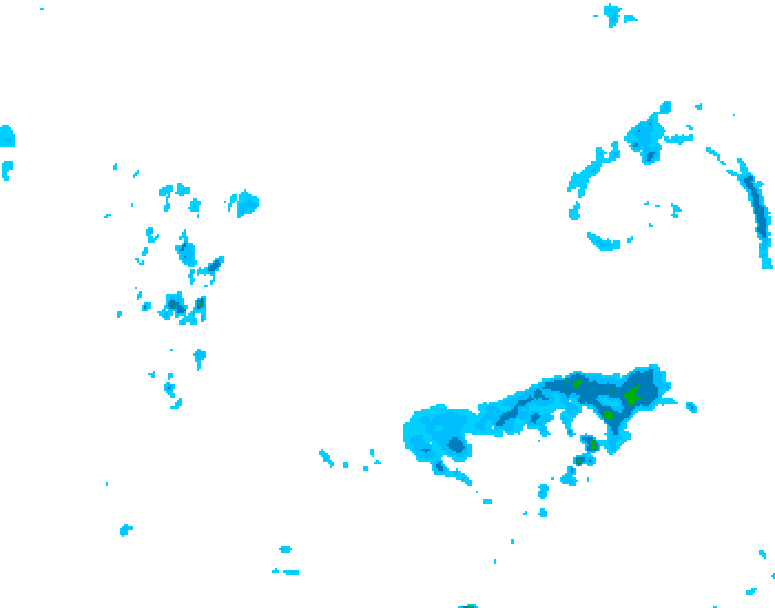 GDPS precipitation 204 hour forecast chart for Canada based on 2026/04/29 1200Z data