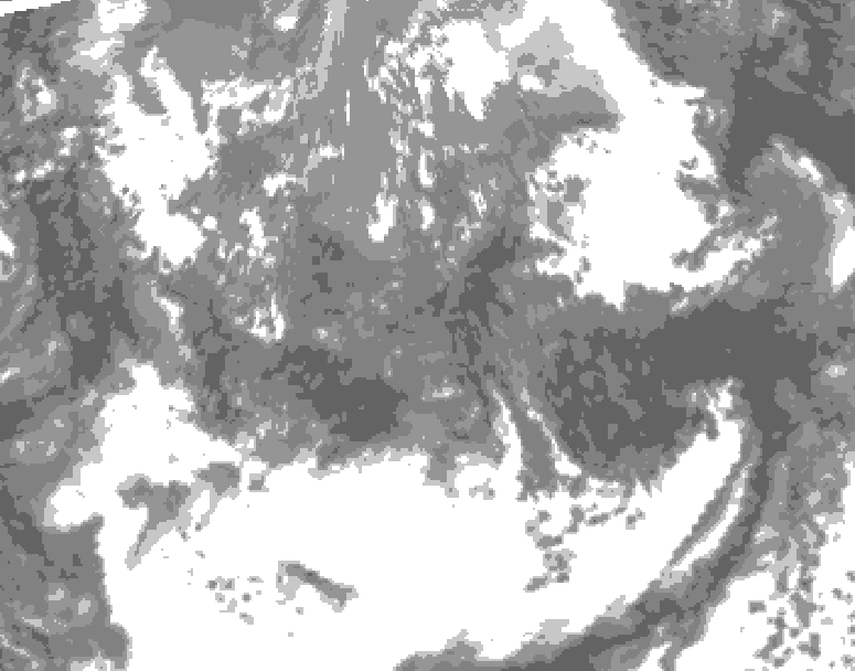 GDPS total cloud 234 hour forecast chart for Canada based on 2026/04/29 0000Z data