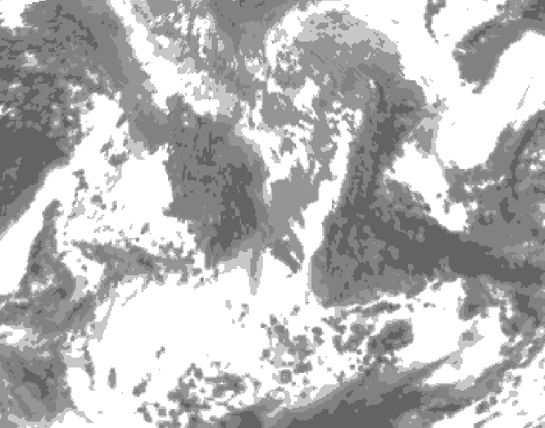GDPS total cloud 060 hour forecast chart for Canada based on 2026/04/29 1200Z data