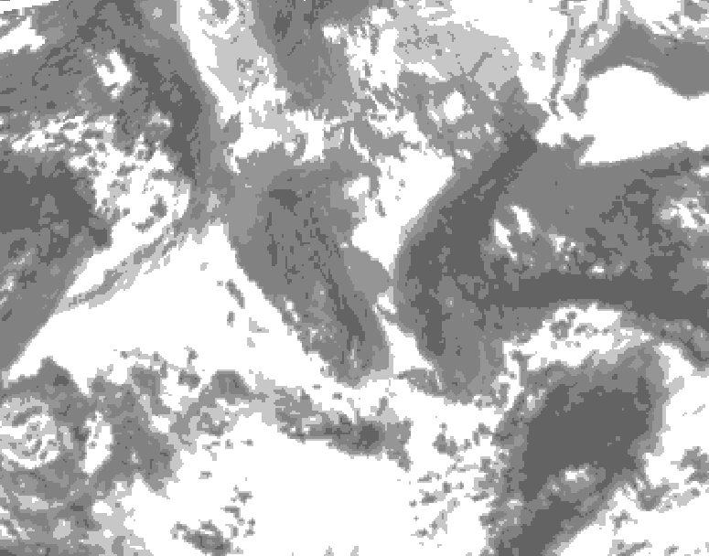 GDPS total cloud 084 hour forecast chart for Canada based on 2026/04/29 1200Z data