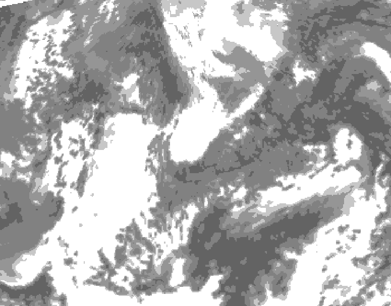 GDPS total cloud 186 hour forecast chart for Canada based on 2026/04/29 1200Z data