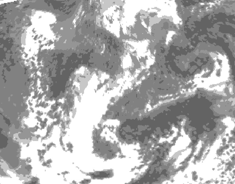 GDPS total cloud 210 hour forecast chart for Canada based on 2026/04/29 1200Z data