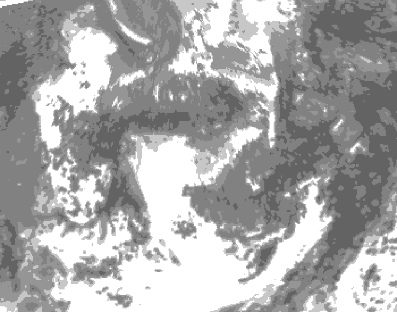 GDPS total cloud 234 hour forecast chart for Canada based on 2026/04/29 1200Z data