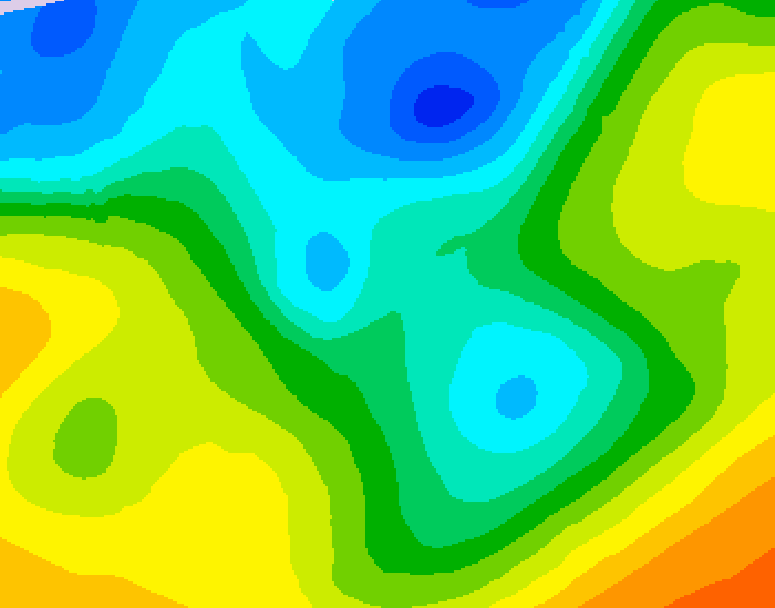 GDPS 500 millibar geopotential height 060 hour forecast chart for Canada based on 2026/04/30 0000Z data