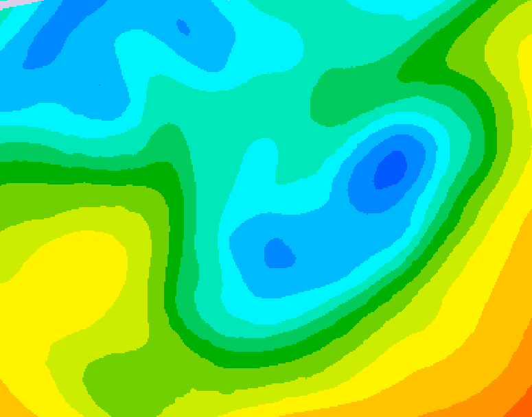 GDPS 500 millibar geopotential height 144 hour forecast chart for Canada based on 2026/04/30 0000Z data