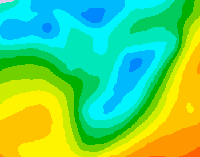 GDPS 500 millibar geopotential height 168 hour forecast chart for Canada based on 2026/04/30 0000Z data