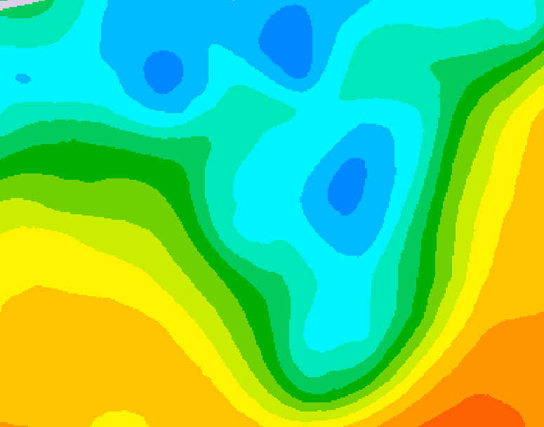 GDPS 500 millibar geopotential height 192 hour forecast chart for Canada based on 2026/04/30 0000Z data