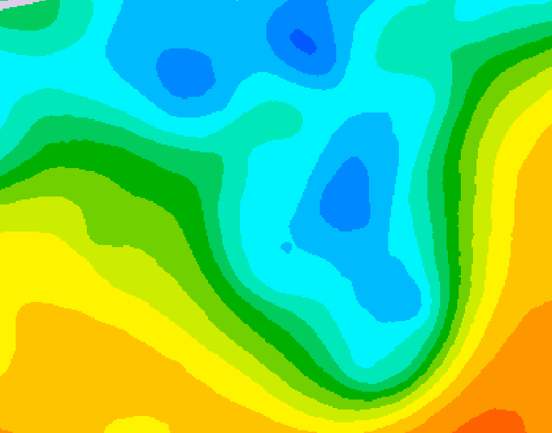 GDPS 500 millibar geopotential height 204 hour forecast chart for Canada based on 2026/04/30 0000Z data