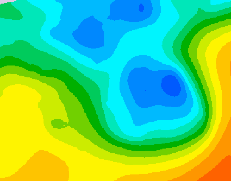 GDPS 500 millibar geopotential height 228 hour forecast chart for Canada based on 2026/04/30 0000Z data