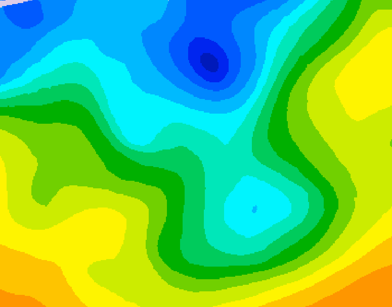 GDPS 500 millibar geopotential height 030 hour forecast chart for Canada based on 2026/04/30 1200Z data