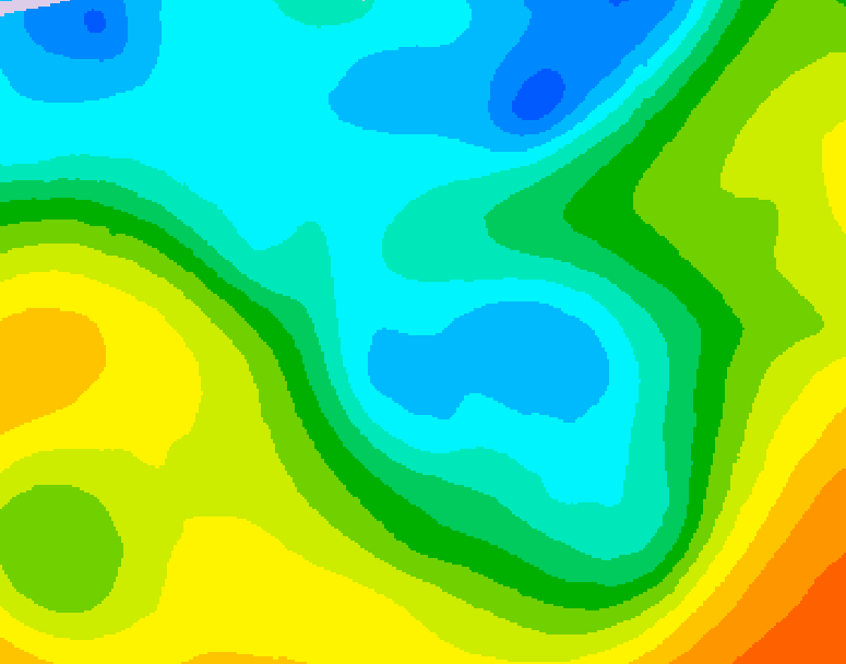 GDPS 500 millibar geopotential height 072 hour forecast chart for Canada based on 2026/04/30 1200Z data